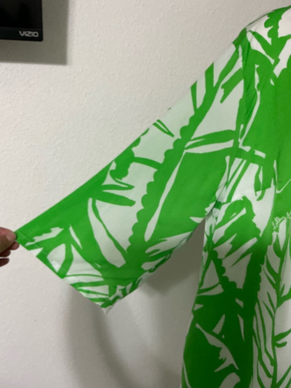 Lilly Pulitzer Target Green and White Leaf-Print Mini Dress 3X - Picture 6 of 12